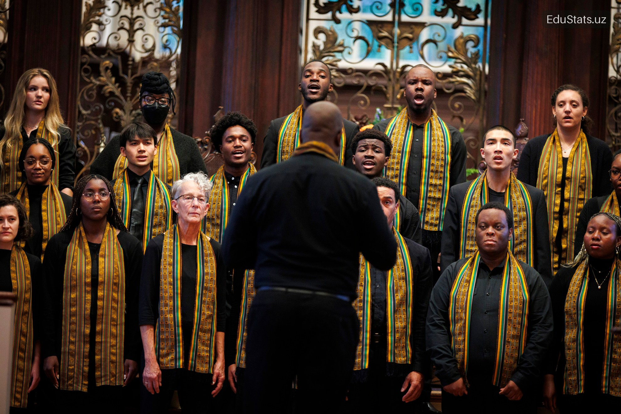The Kuumba Singers perform.